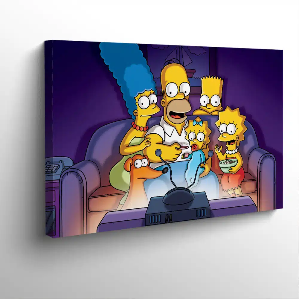 Famille-simpson-tableau-photo-horizontal-2296922247114