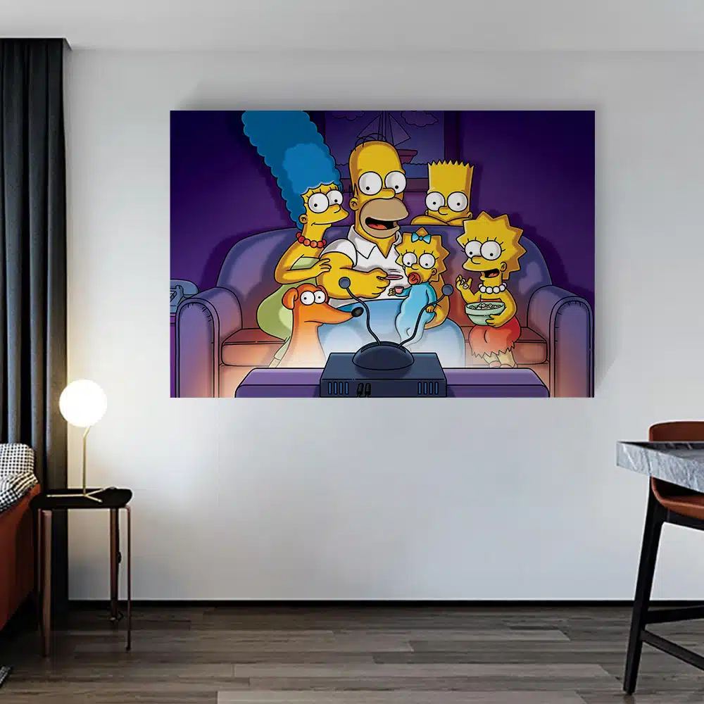Famille-simpson-tableau-photo-horizontal-2296922247114