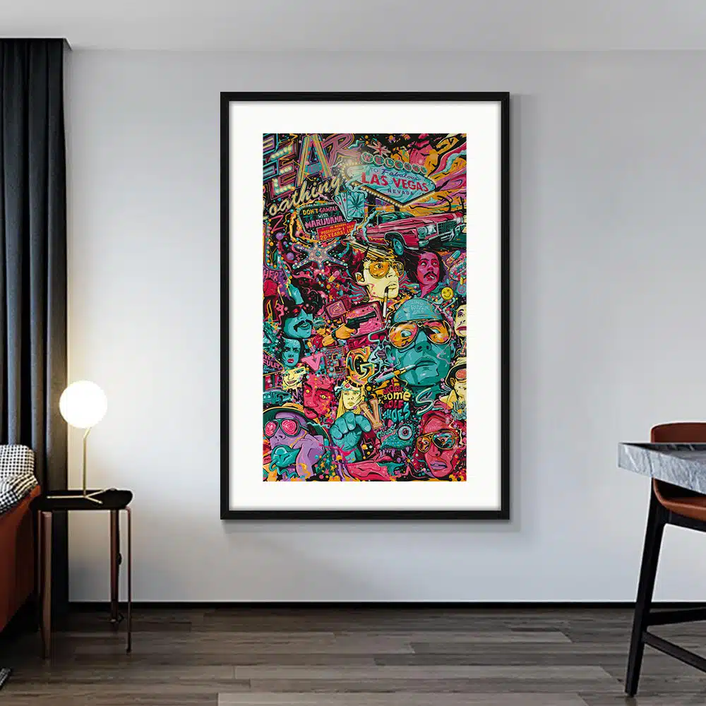 Psychedelic Las Vegas tableau photo vertical 6847212524514