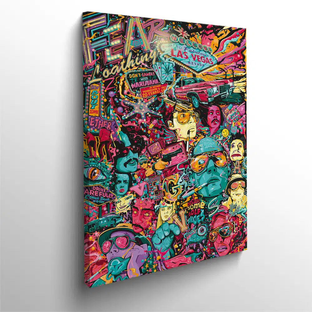 Psychedelic Las Vegas tableau photo vertical 6847212524514