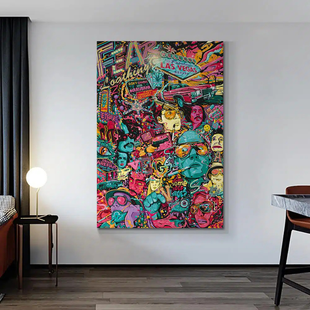 Psychedelic Las Vegas tableau photo vertical 6847212524514