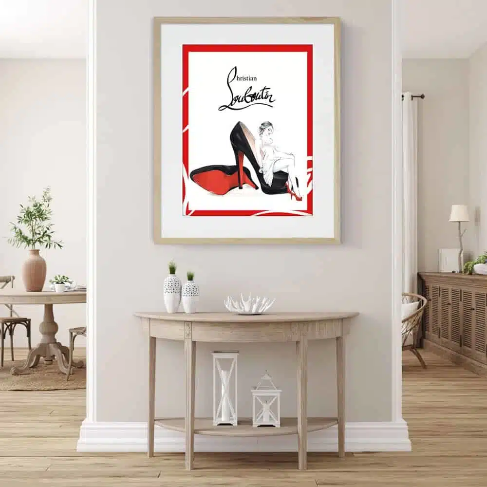 tableau photo Christian Louboutin
