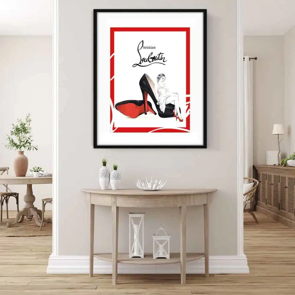 tableau photo Christian Louboutin
