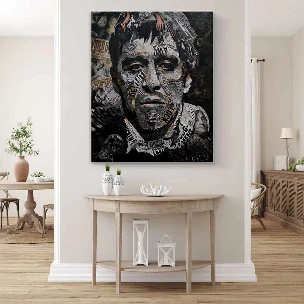 tableau photo scarface Al Pacino