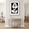 tableau photo vertical black mickey 4658162367329