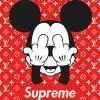 tableau photo vertical mickey supreme 4152381373742