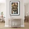 tableau photo vertical tete lion 9218528782697