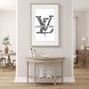 tableau photo logo Louis Vuitton