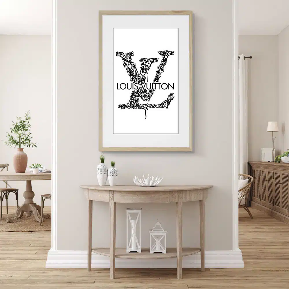 tableau photo logo Louis Vuitton