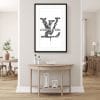 tableau photo logo Louis Vuitton