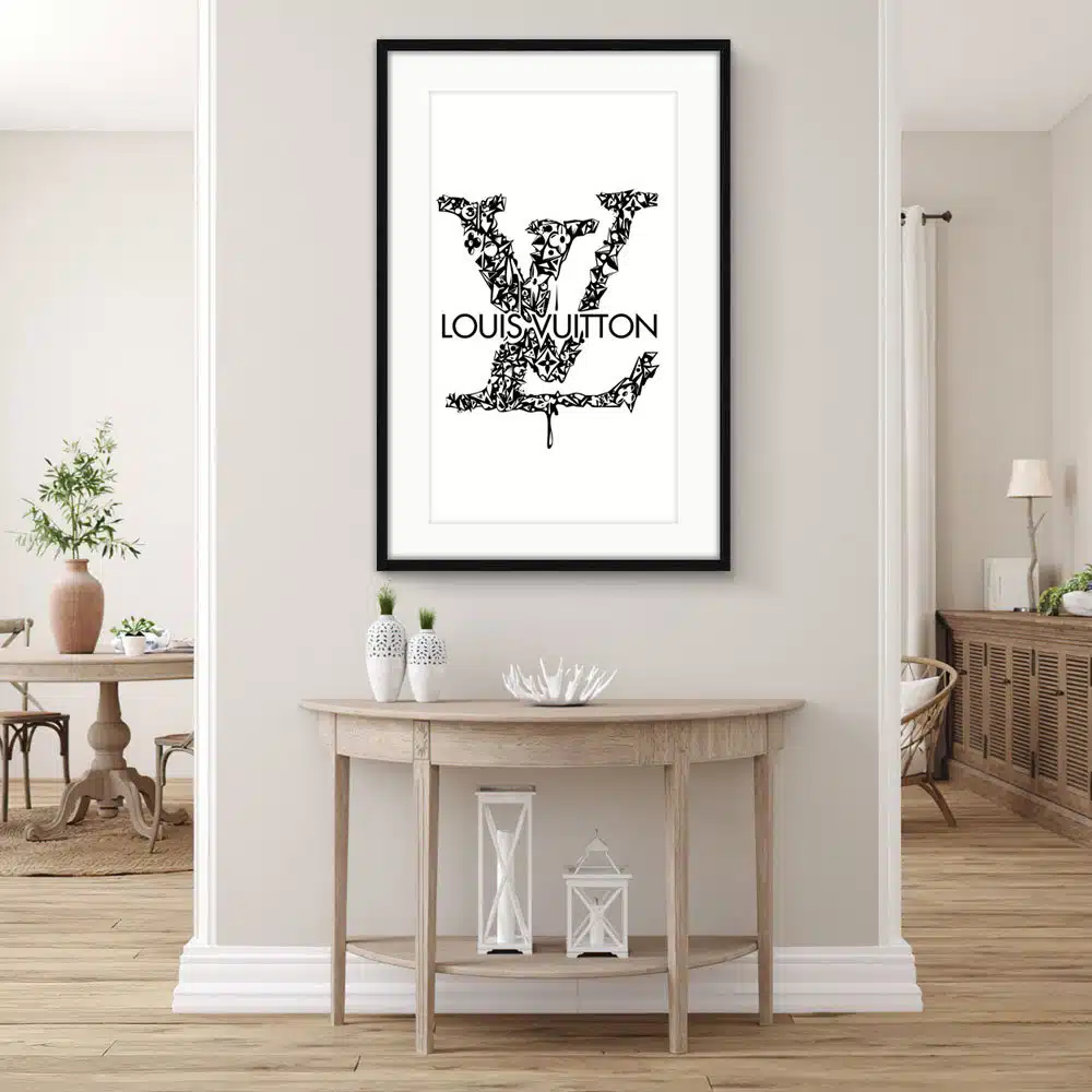 tableau photo logo Louis Vuitton