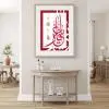 tableau calligraphie arabe toile cadre