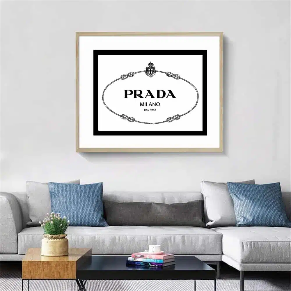 tableau Prada Milano Affiche