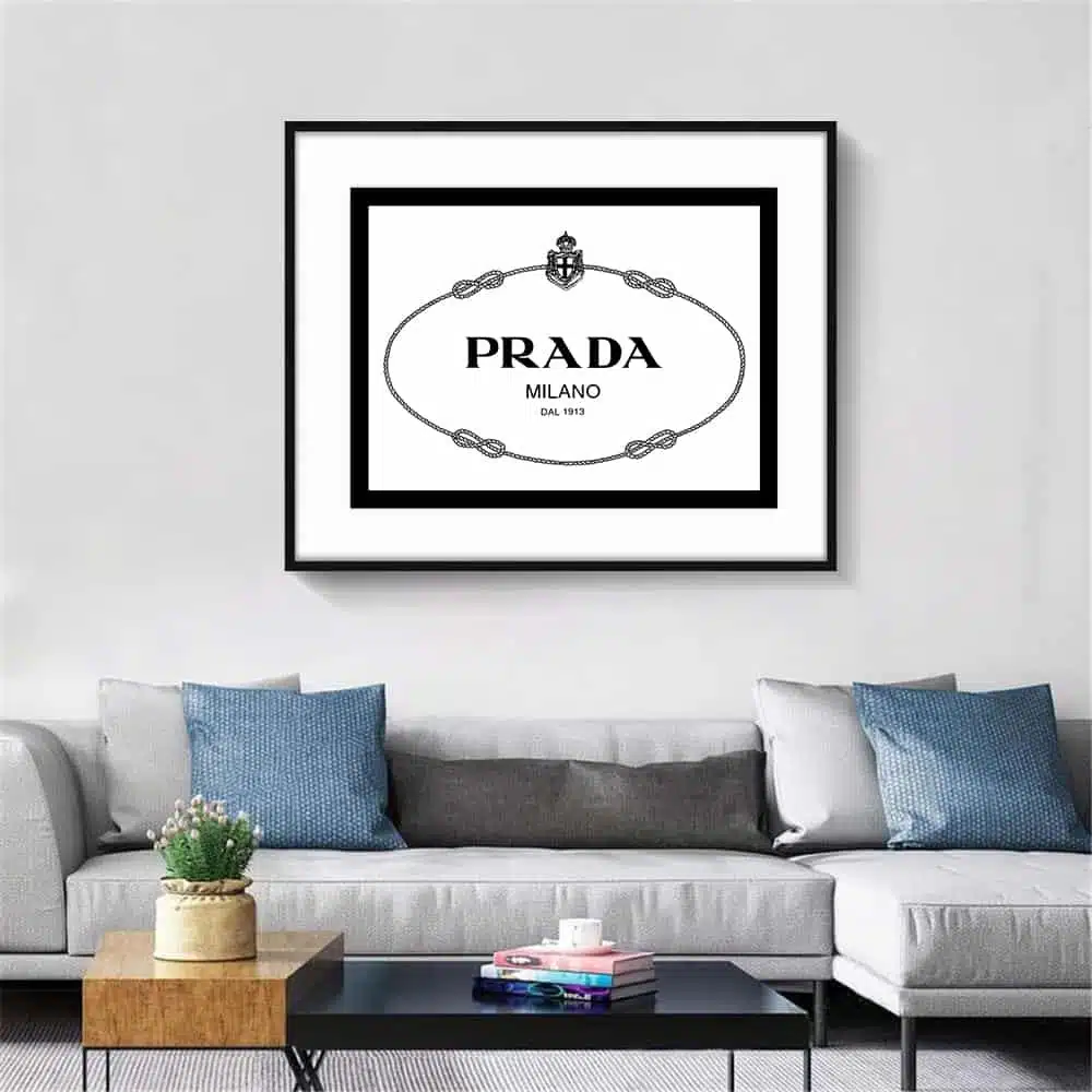 tableau Prada Milano Affiche