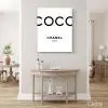 tableau Coco Chanel Mademoiselle cadre toile
