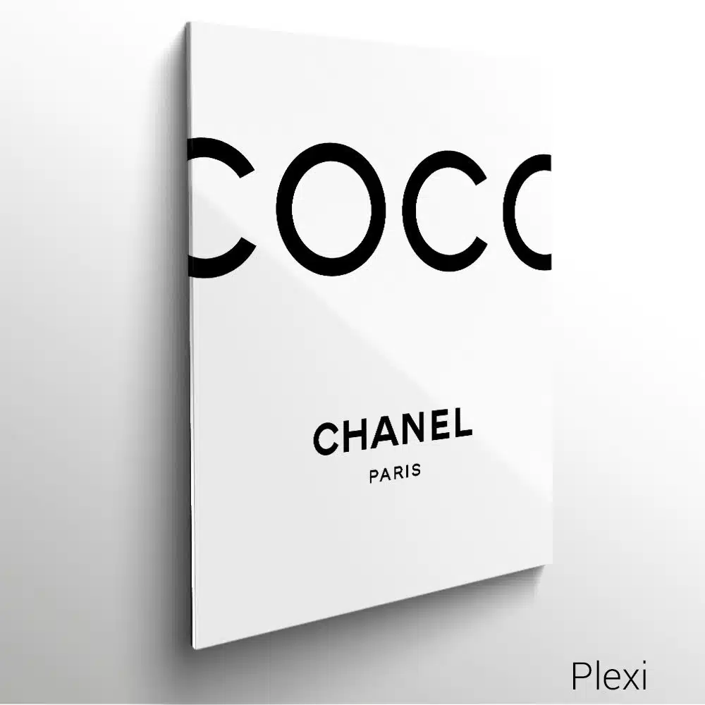 tableau Coco Chanel Mademoiselle cadre toile