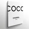 tableau Coco Chanel Mademoiselle cadre toile