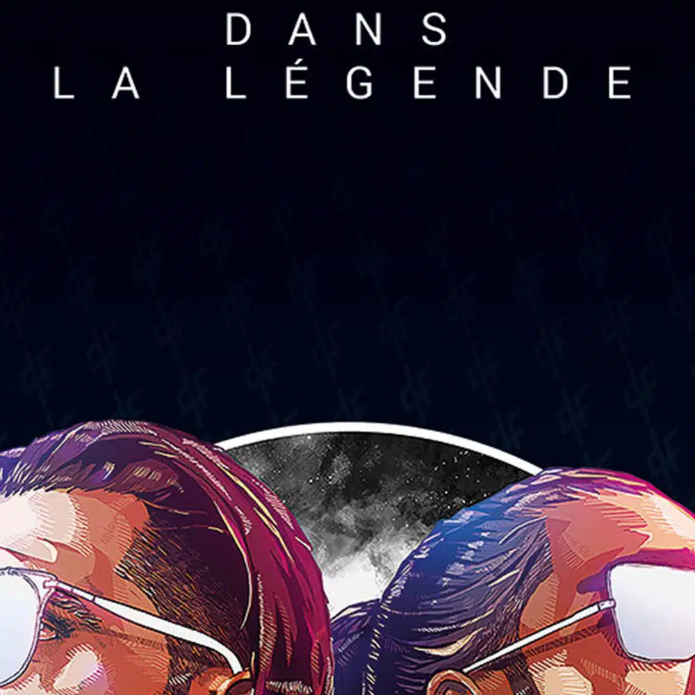 tableau affiche poster PNL dans la légende