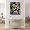 tableau photo cadre toile plexi Renard