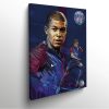 tableau photo cadre toile plexi Portrait Kylian Mbappé au PSG 2022